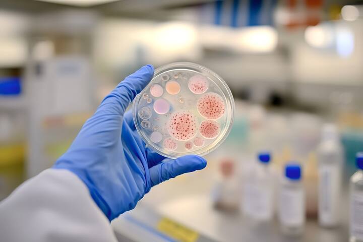 Lab microbiological tests