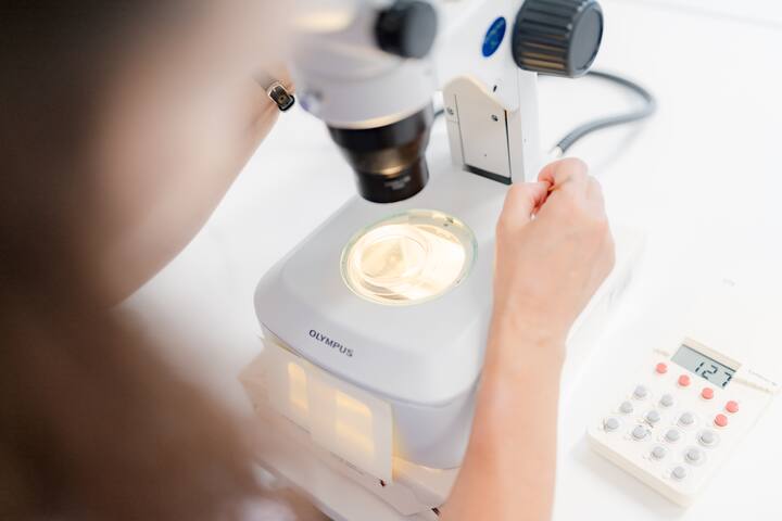 Microscoop lab