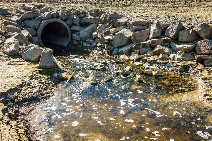 water tube at a river